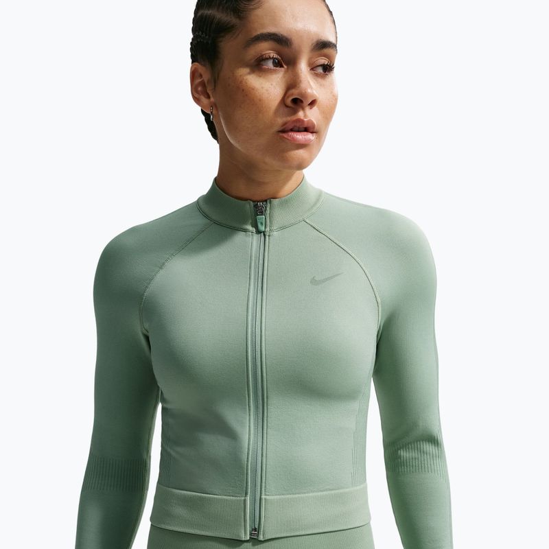 Bluza treningowa damska Nike Pro Seamless Full Zip Top steam 4