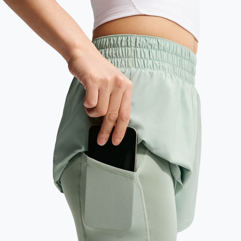 Spodenki damskie Nike One Dri-Fit High-Waisted 3" 2In1 steam/white 6