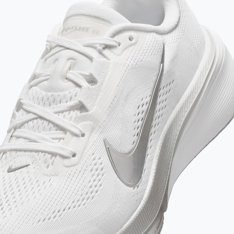 Buty do biegania damskie Nike Pegasus 42 white/wolf grey/metallic silver 10