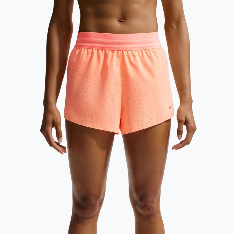 Spodenki do biegania męskie Nike Swift Breathe Dri-Fit Mid-Rise 2.5" orange pulse/photon dust