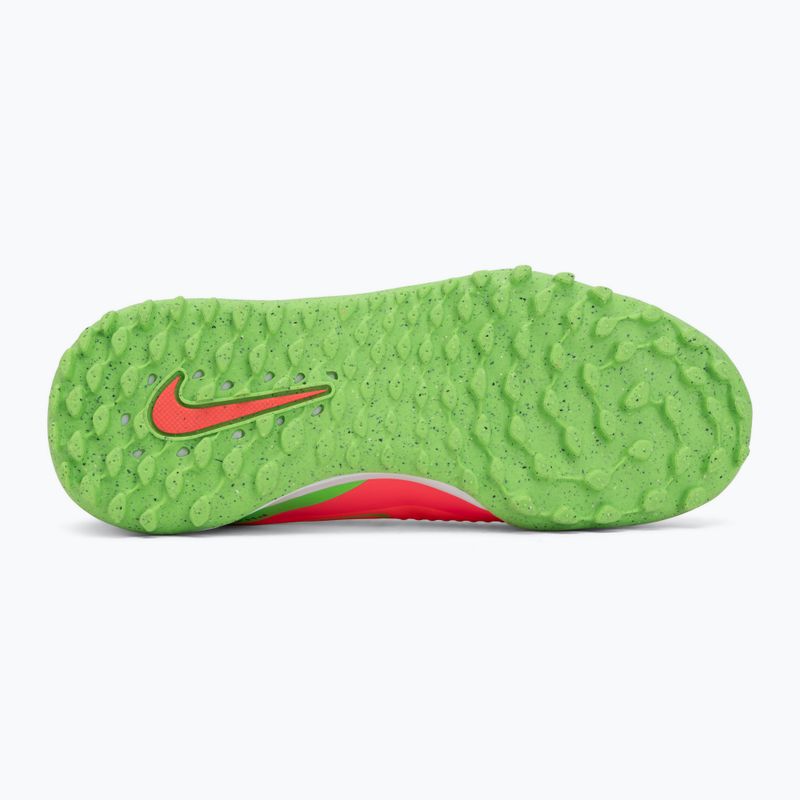 Buty piłkarskie dziecięce Nike Jr. Phantom 6 Low Academy Erling Haaland TF hot punch/green strike/black 4