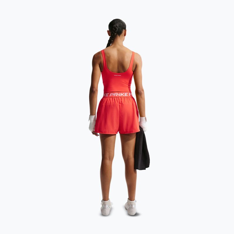 Koszulka treningowa damska Nike Pro Sculpt Medium Support Padded Tank light crimson/white 3