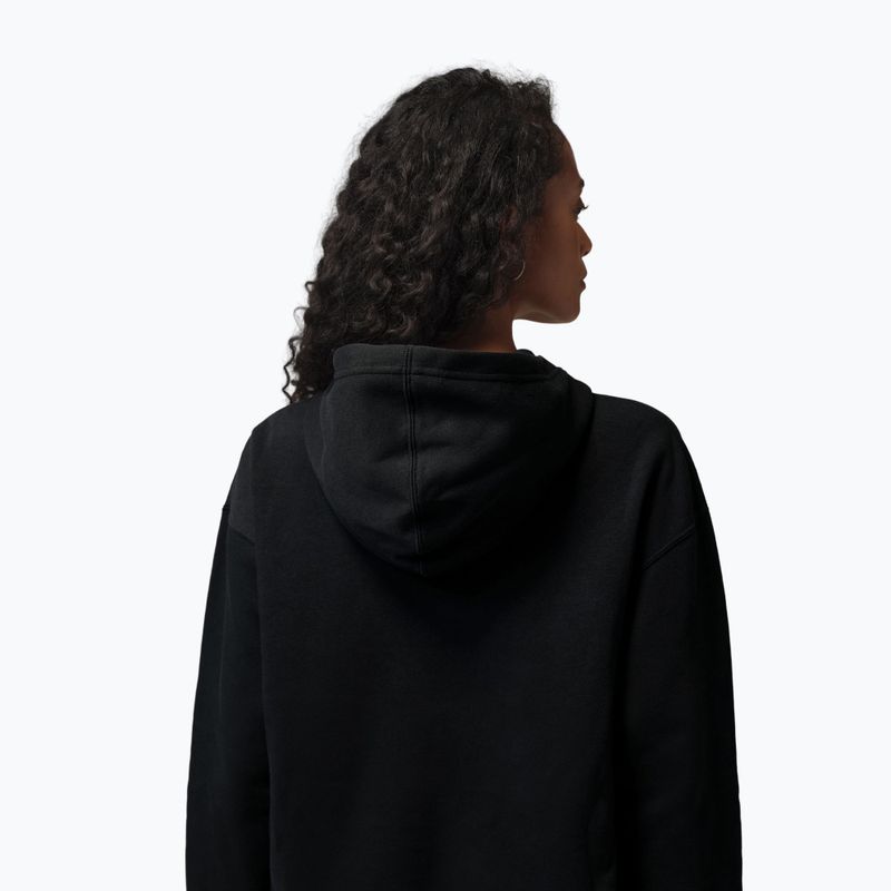Bluza damska  Jordan Fleece Hoodie black/gym red 3