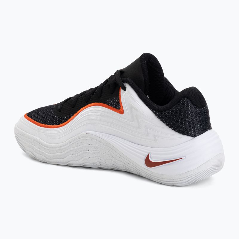 Buty do koszykówki męskie Nike Precision 8 Low black/white/picante red 3
