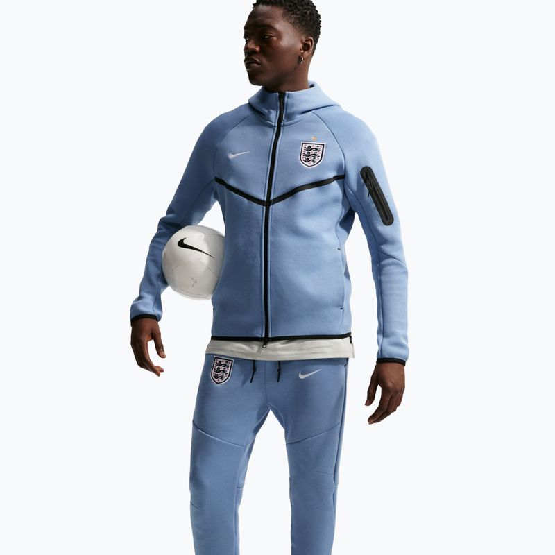 Spodnie piłkarskie męskie Nike England Tech Fleece Soccer Joggers work blue/white 4