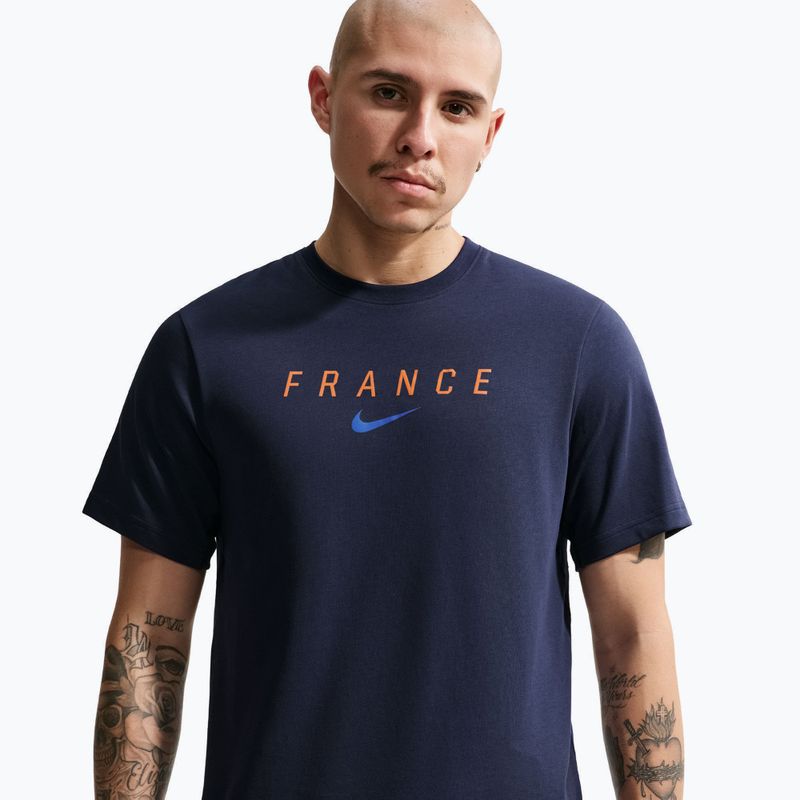 Koszulka piłkarska męska Nike FFF Primary blackened blue/game royal 4