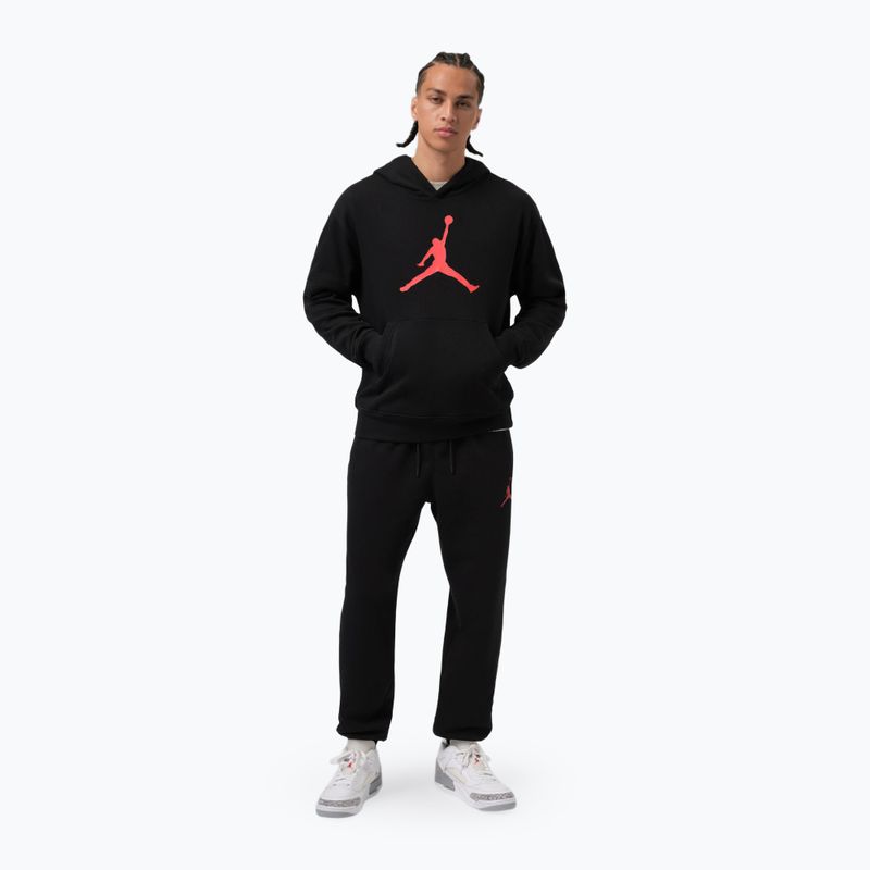 Spodnie męskie  Jordan black/gym red 2