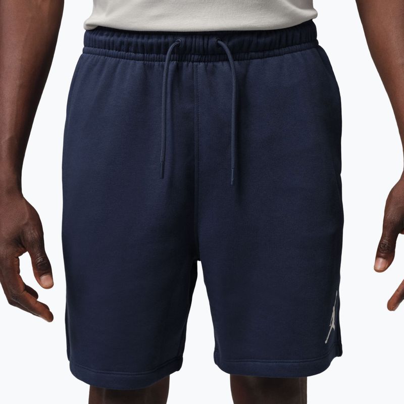 Spodenki męskie Jordan Fleece midnight navy/white 3