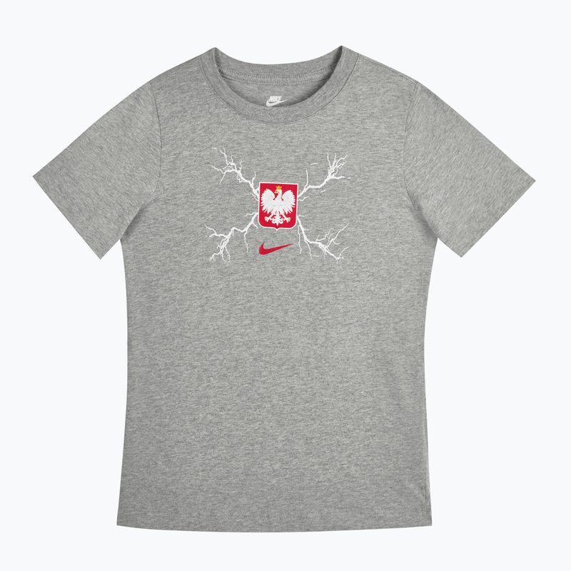 Koszulka piłkarska dziecięca Nike Graphic Poland dark grey heather 3