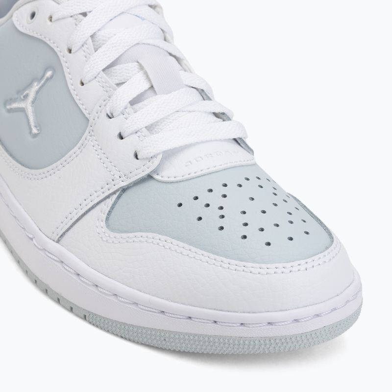 Buty damskie  Nike Jordan Court Connect Low white/aura/psychic blue 7