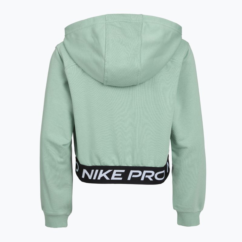Bluza dziecięca Nike Pro Fleece Dri-Fit Full-Zip steam/steam/black/white 7
