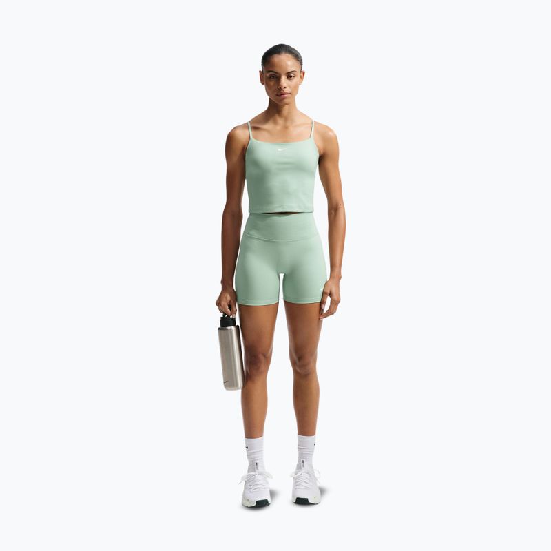 Biustonosz treningowy Nike One Medium Support steam/white 2