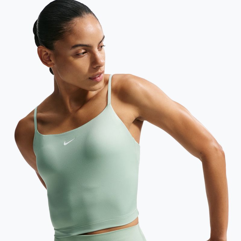 Biustonosz treningowy Nike One Medium Support steam/white 4