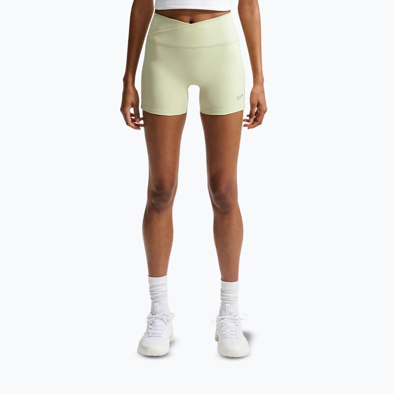 Spodenki damskie Nike One Biker 5" olive aura