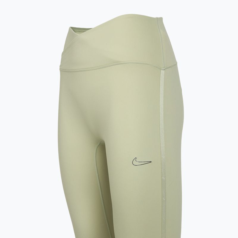 Legginsy damskie Nike One High-Waisted Seamless olive aura 3