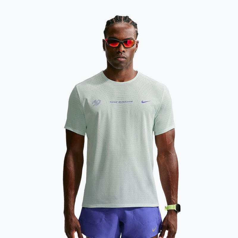Koszulka do biegania męska Nike AeroSwift Dri-Fit ADV barely green/lapis