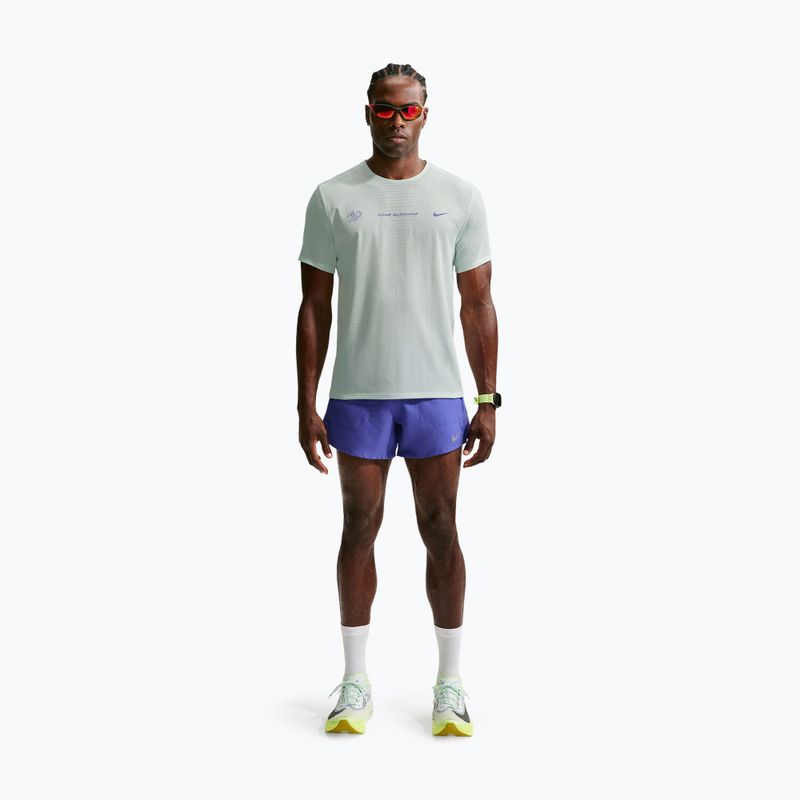 Koszulka do biegania męska Nike AeroSwift Dri-Fit ADV barely green/lapis 2