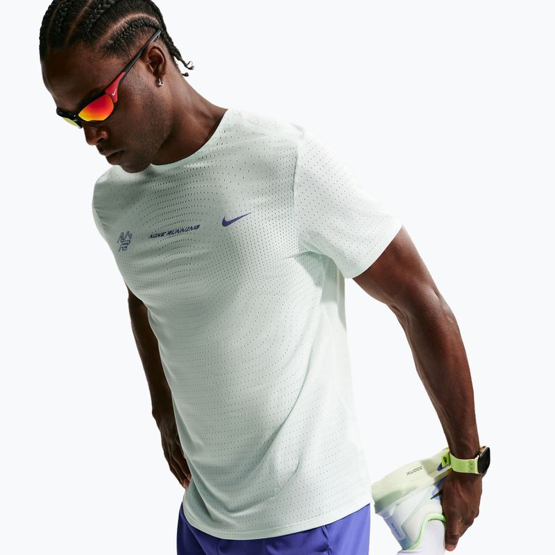 Koszulka do biegania męska Nike AeroSwift Dri-Fit ADV barely green/lapis 4