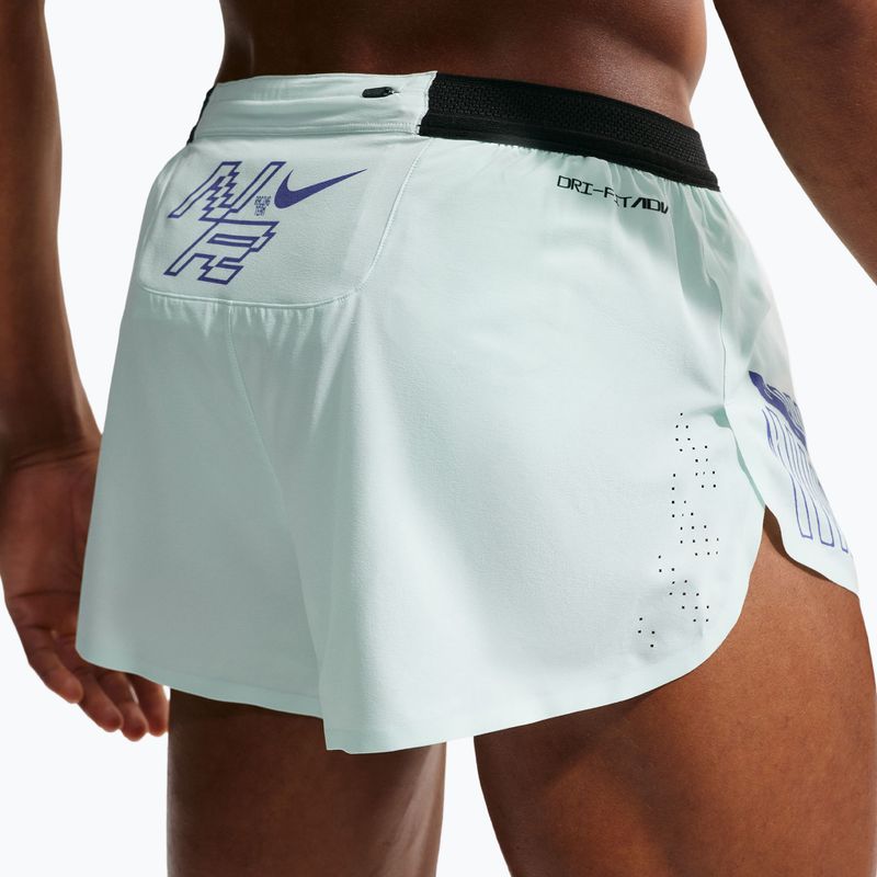 Spodenki do biegania męskie Nike AeroSwift Dri-Fit ADV Brief-Lined 2" barely green/lapis 6