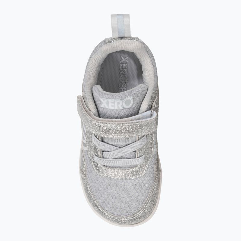 Buty barefoot dziecięce Xero Shoes Prio silver glitter 6