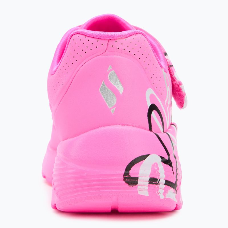 Buty dziecięce SKECHERS Uno Lite Love Levitate hot pink/multi 6