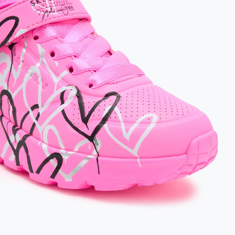Buty dziecięce SKECHERS Uno Lite Love Levitate hot pink/multi 7