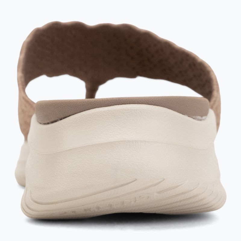 Klapki damskie SKECHERS Ultra Flex 3.0 Rhythm Waves brown 6