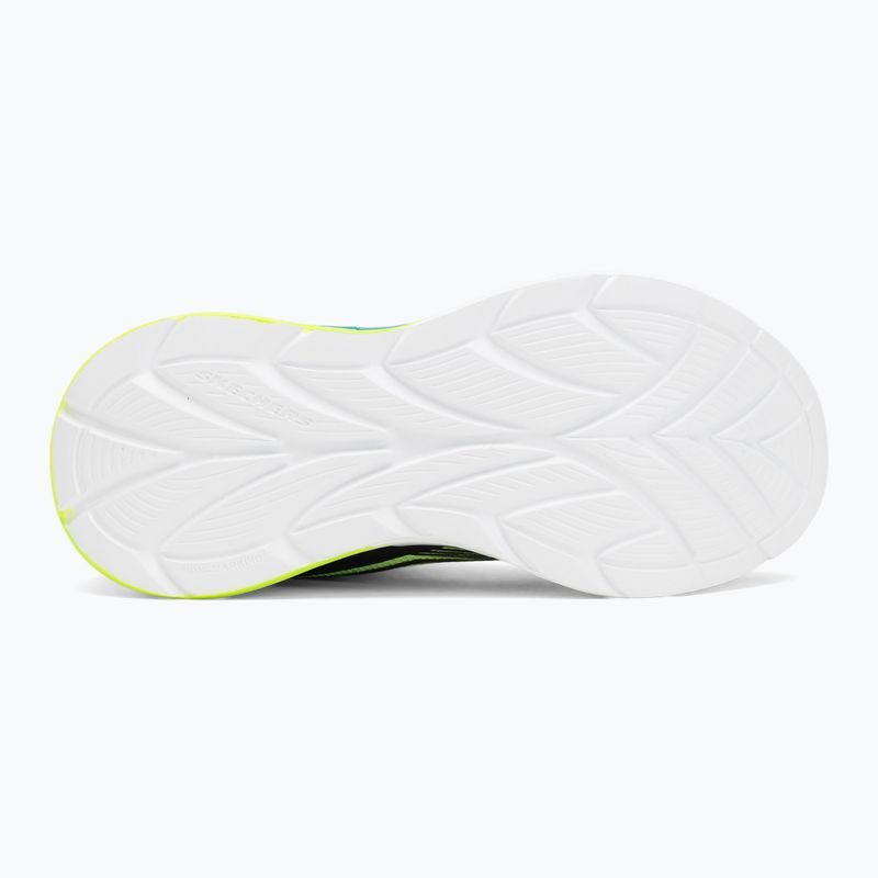 Buty dziecięce SKECHERS Flex-Glow Ultra black/blue/lime 4