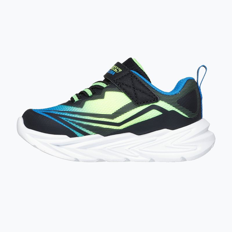 Buty dziecięce SKECHERS Flex-Glow Ultra black/blue/lime 11