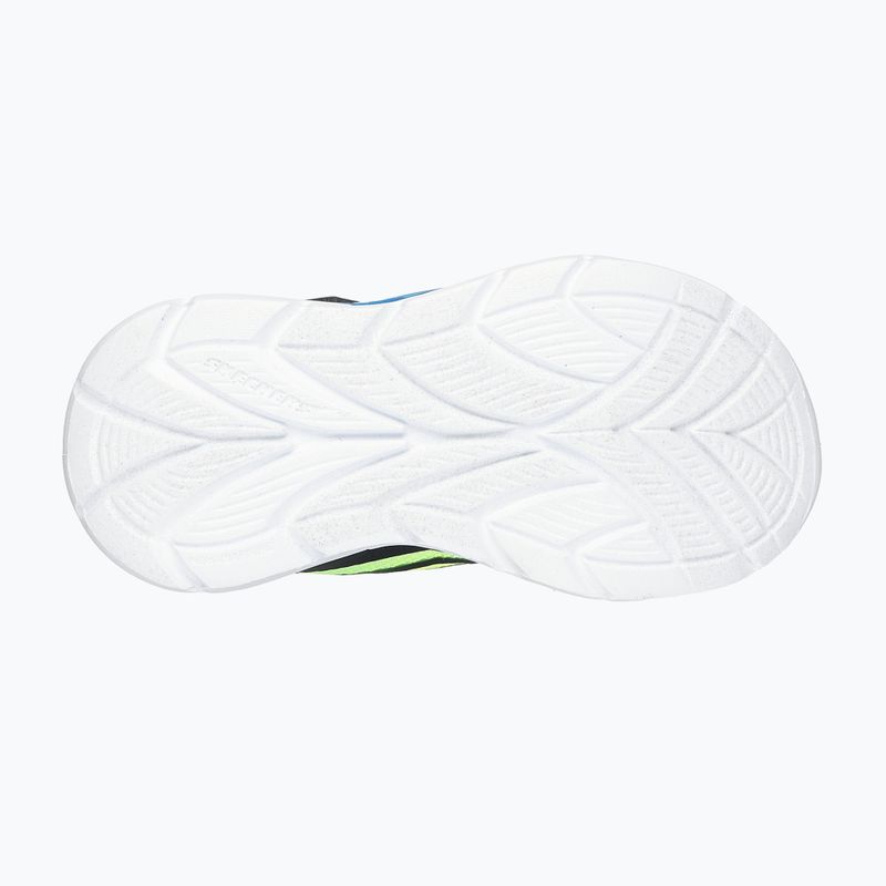 Buty dziecięce SKECHERS Flex-Glow Ultra black/blue/lime 12