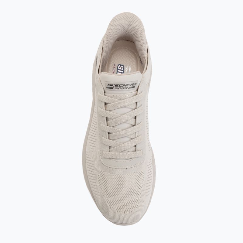 Buty męskie SKECHERS Bobs Squad Chaos Solid Step white 5