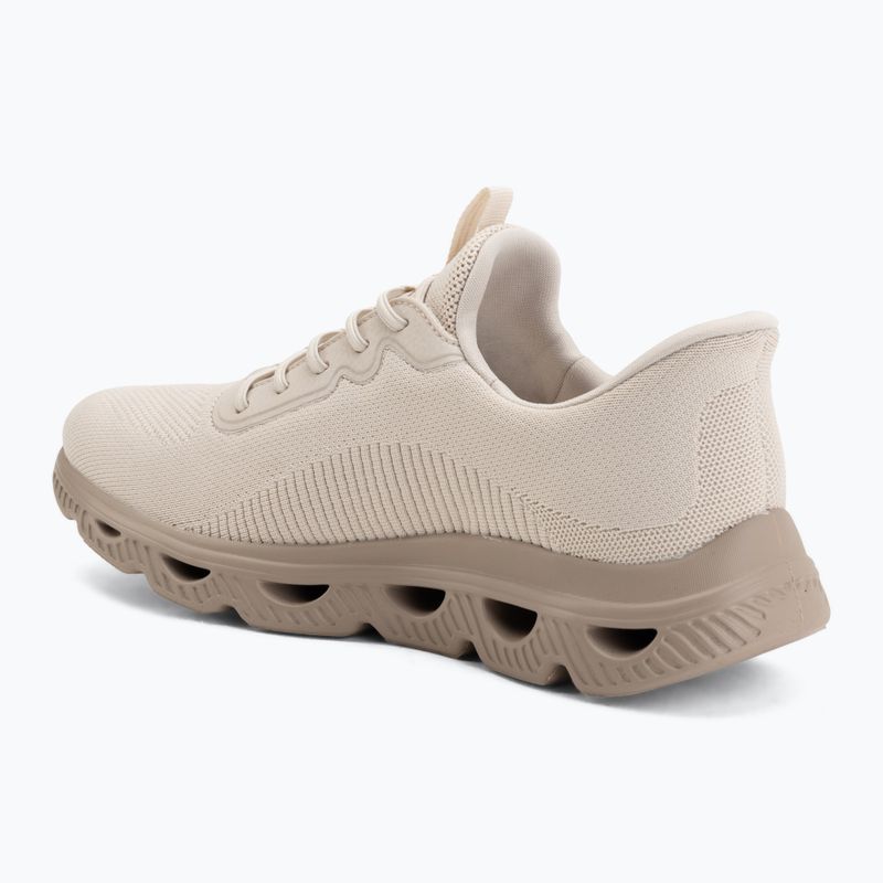 Buty damskie SKECHERS Bobs Arc Waves beige 3