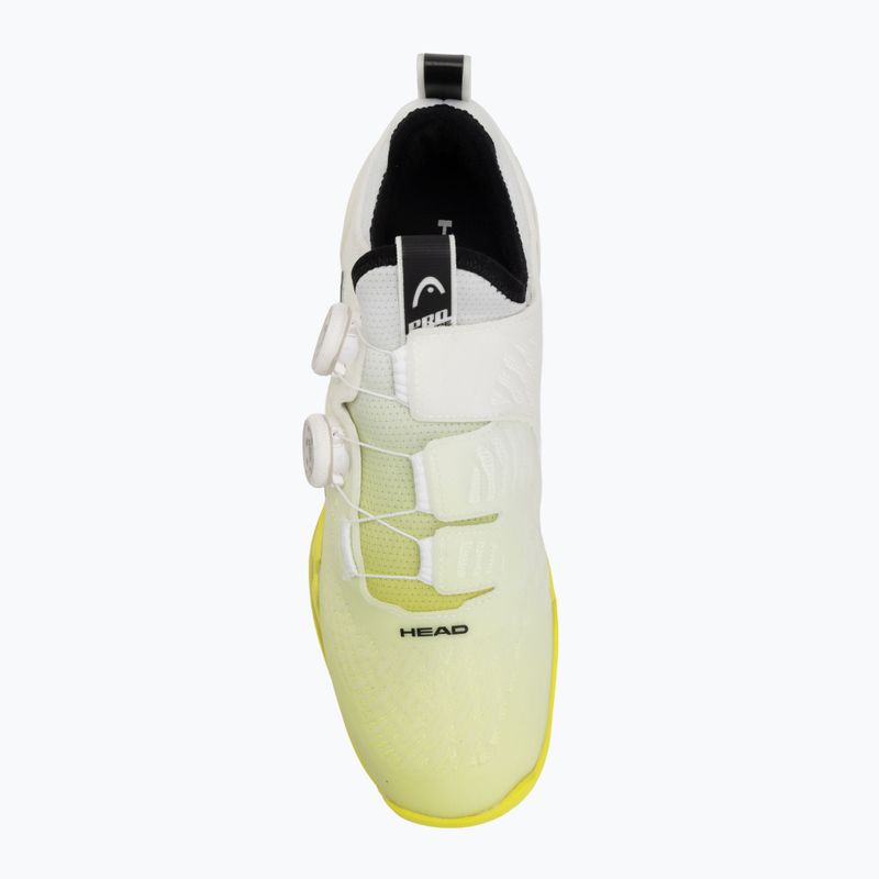 Buty do tenisa męskie HEAD Endure Pro BOA Clay white/yellow 5