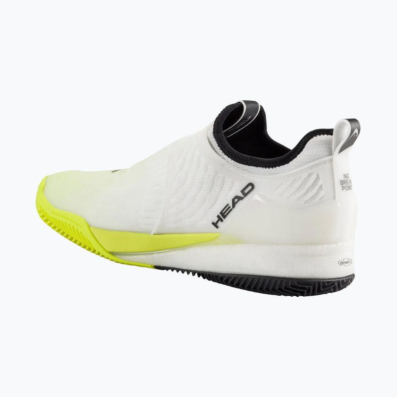 Buty do tenisa męskie HEAD Endure Pro BOA Clay white/yellow 9