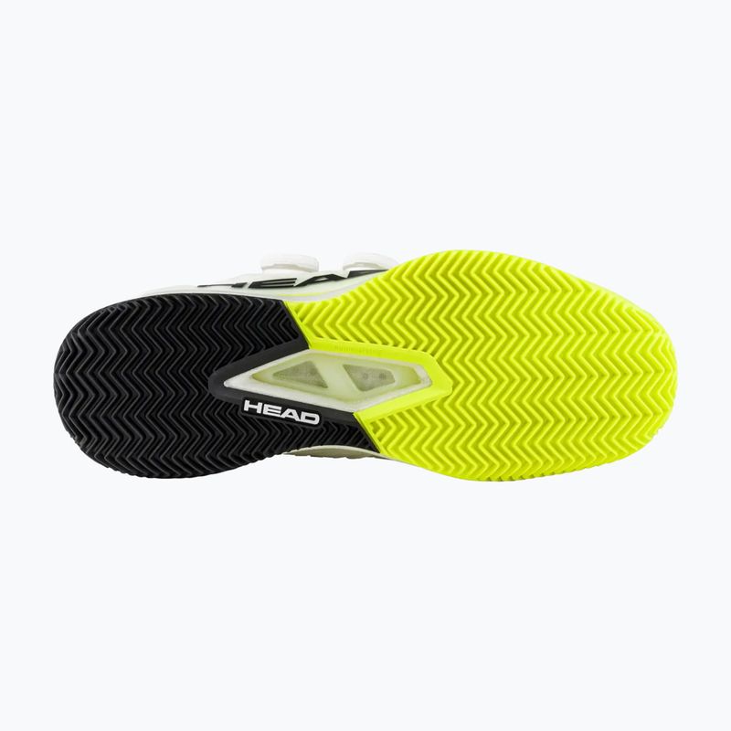 Buty do tenisa męskie HEAD Endure Pro BOA Clay white/yellow 10