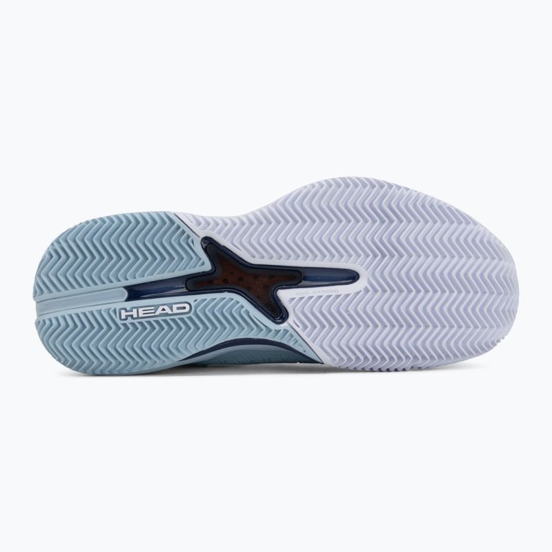 Buty do tenisa damskie HEAD Revolt Pro 5.0 Clay light blue/dark blue 4