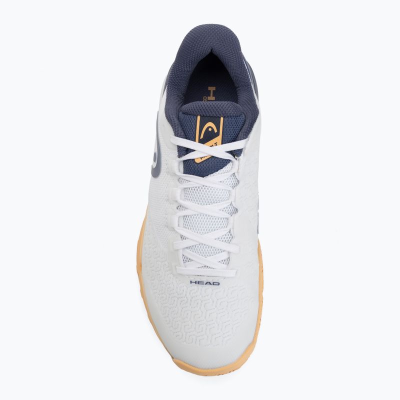 Buty do tenisa damskie HEAD Revolt Pro 5.0 white/apricot 5