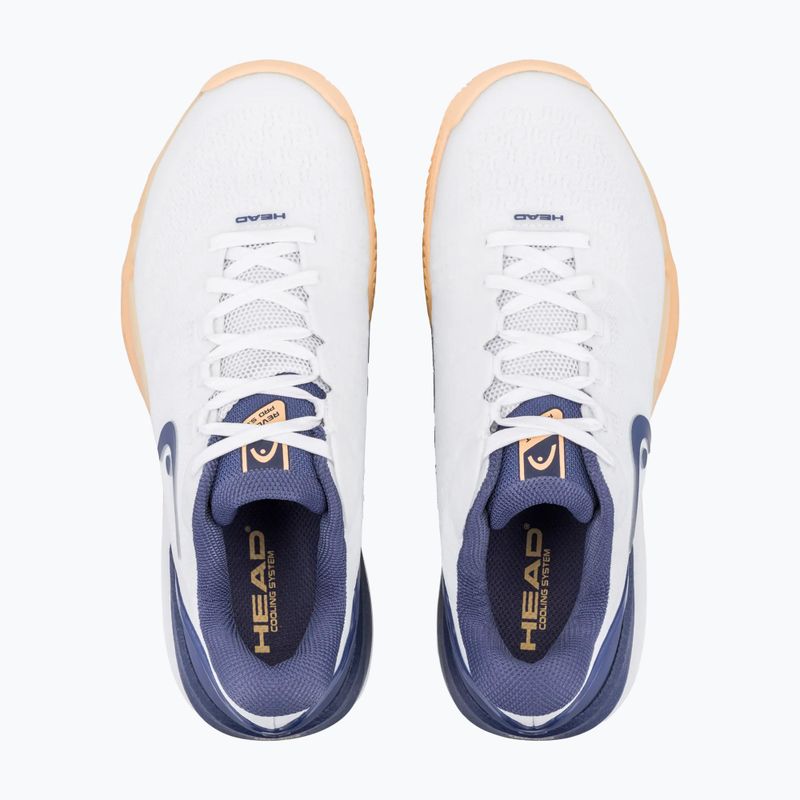 Buty do tenisa damskie HEAD Revolt Pro 5.0 Clay white apricot 11