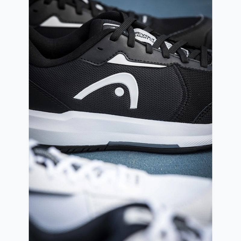 Buty do tenisa damskie HEAD Revolt Court 5.0 W black/white 10