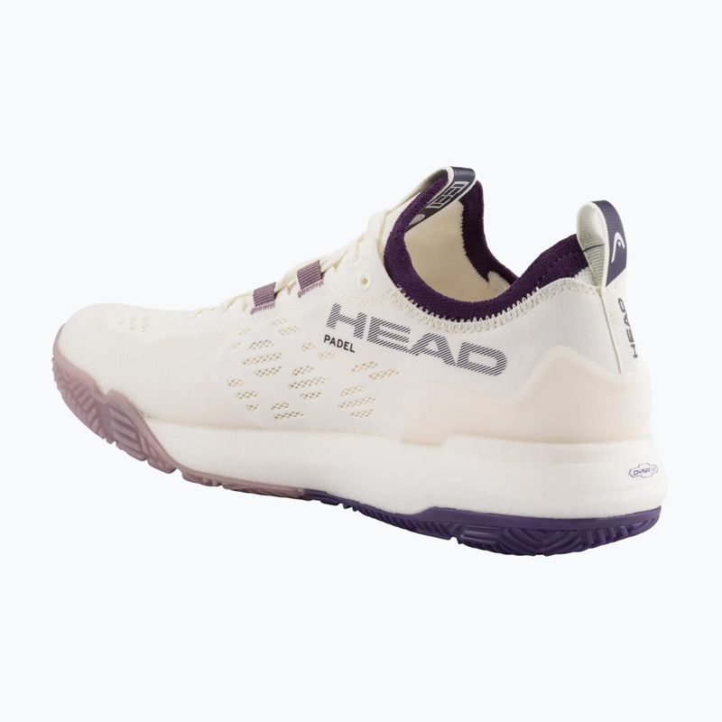 Buty do padla damskie HEAD Motion Pro 1.5 chalk white/purple 9