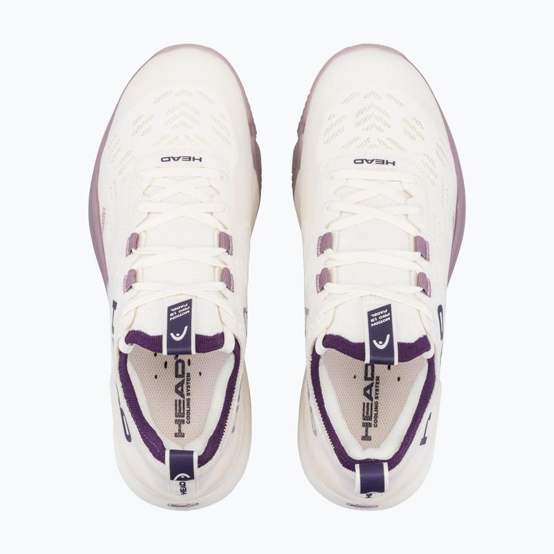 Buty do padla damskie HEAD Motion Pro 1.5 chalk white/purple 11