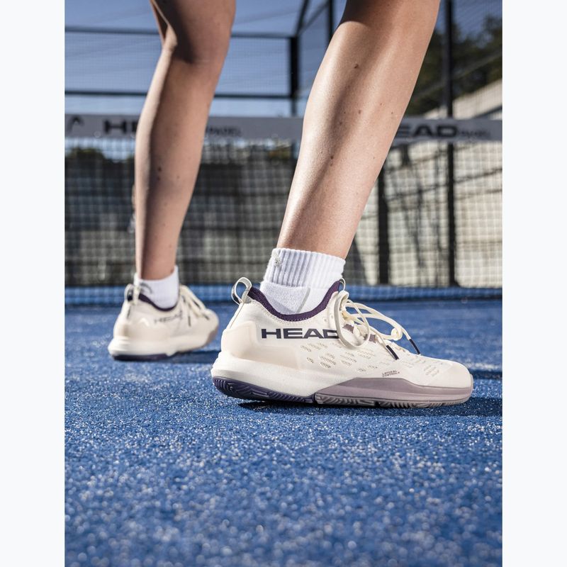 Buty do padla damskie HEAD Motion Pro 1.5 chalk white/purple 13