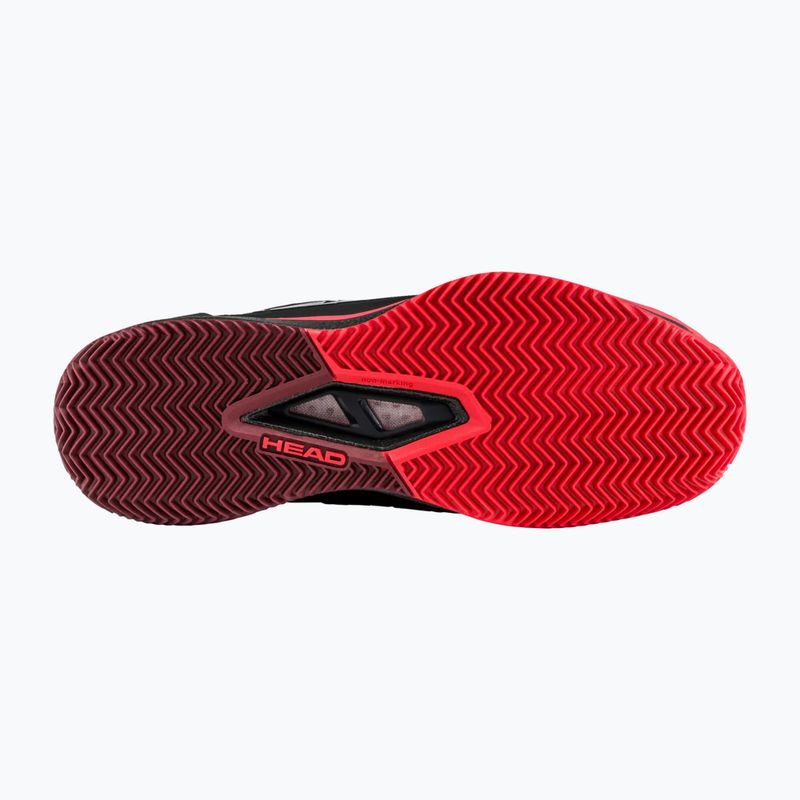 Buty do tenisa męskie HEAD Endure Pro Clay black/red 10