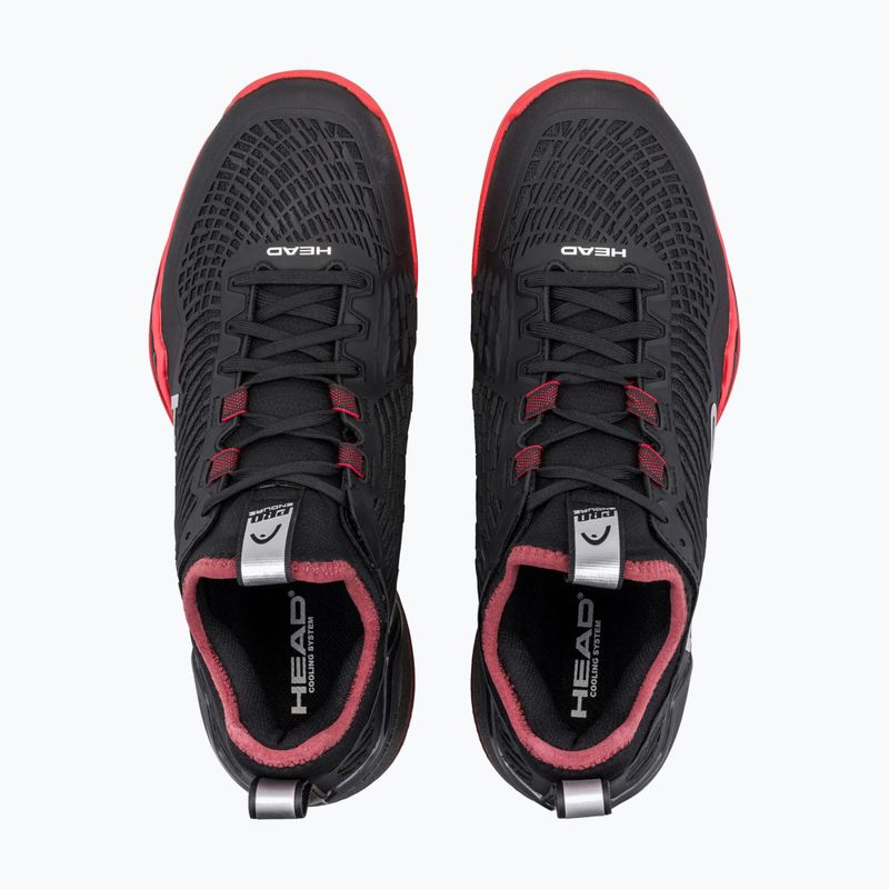 Buty do tenisa męskie HEAD Endure Pro Clay black/red 11