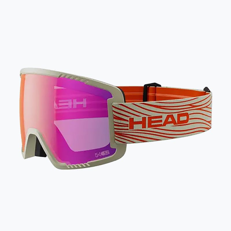 Gogle narciarskie HEAD Contex Pro 5k red/sylvan