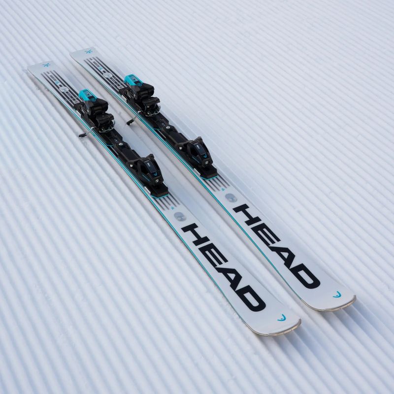 Narty zjazdowe HEAD WC Rebels e.SLR LYT-PR + wiązania PR 11 GW white/blue 3