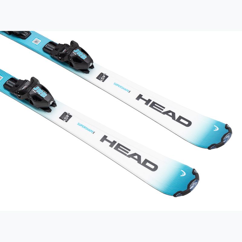 Narty zjazdowe dziecięce HEAD Supershape Team Easy JRS + wiązania Jrs 7.5 GW CA blue/white 2