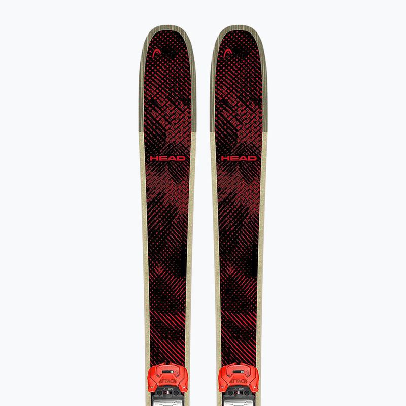 Narty zjazdowe HEAD Kore 100 Ti + wiązania Protector+ Attack 14 GW black/red 8