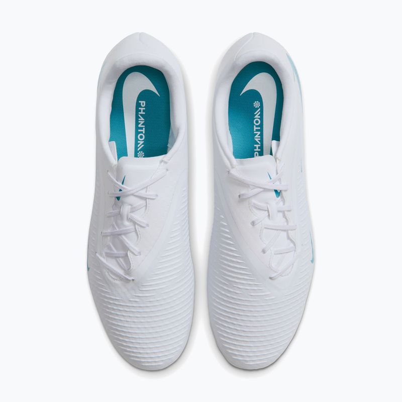 Buty piłkarskie męskie Nike Phantom 6 Low Academy FG/MG white/white/dusty cactus 4
