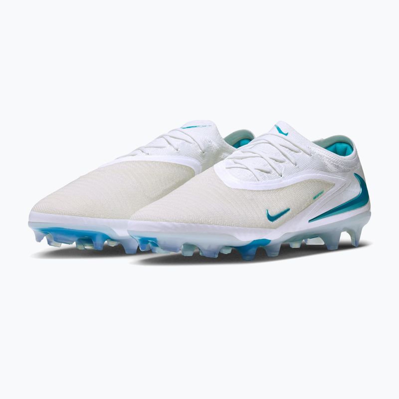 Buty piłkarskie męskie Nike Phantom 6 Low Elite FG white/white/dusty cactus 5